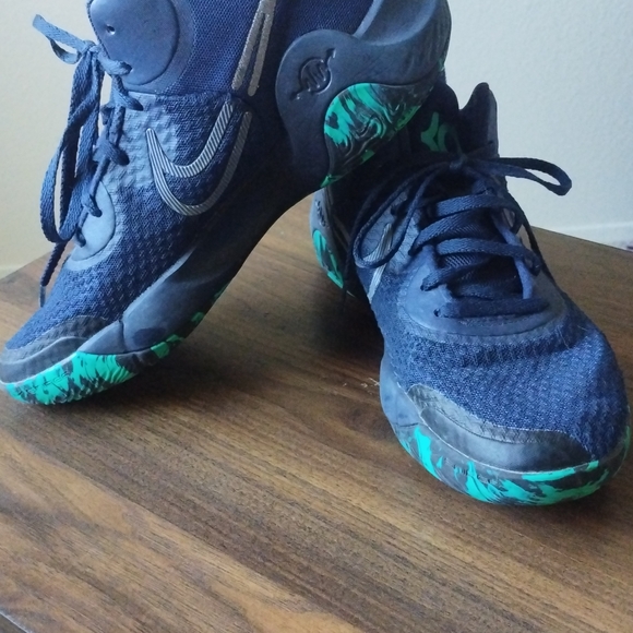 Other - Navy and Green Athletic Shoes